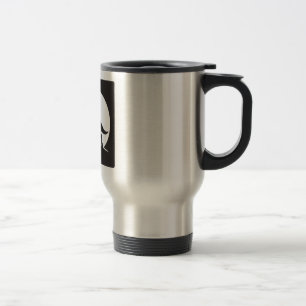 wolf travel mug