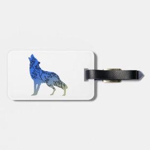 Wolf Tree Luggage Tag