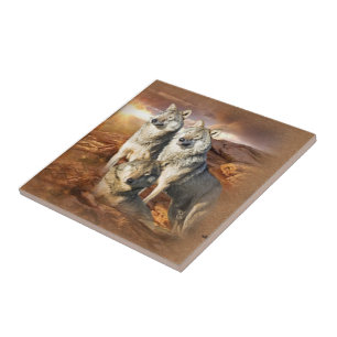 Wolf Trio Tile
