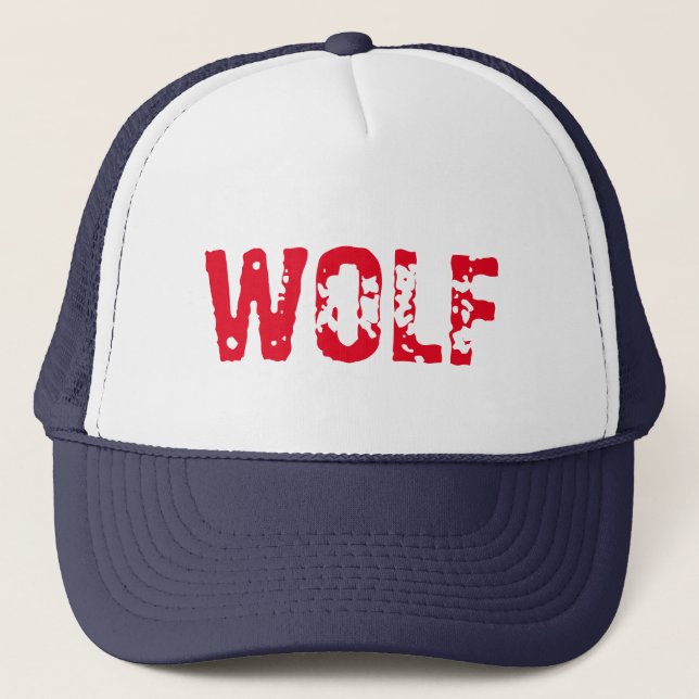Wolf Trucker Hat (Front)