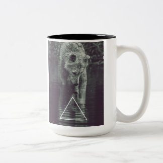 wolf Two-Tone coffee mug