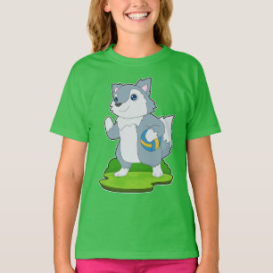 Wolf Volleyball player Volleyball T-Shirt