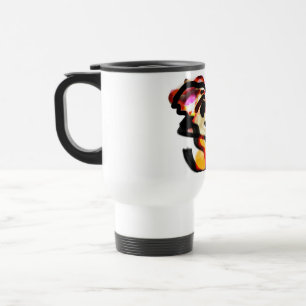 Wolf waiting Autumn Travel Mug