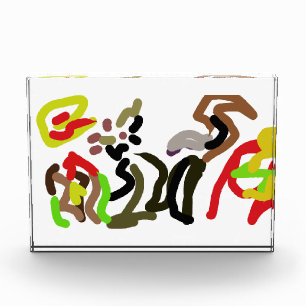 Wolf wild ink autumn photo block