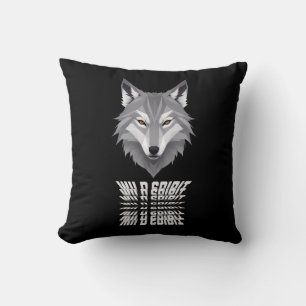Wolf Wild Spirit Throw Pillow