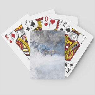 WOLF WINTER TERRITORIES PLAYING CARDS