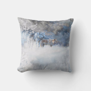 WOLF WINTER TERRITORIES THROW PILLOW
