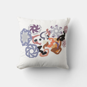 Wolf winter  throw pillow