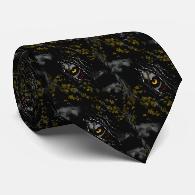 Wolf with Nature Tie (Rolled)