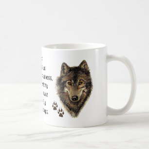 Wolf, Wolves Animal Totem, Nature Guide Coffee Mug
