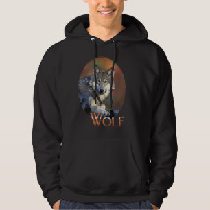 wolf wolves canis+lupis lovers hoodie