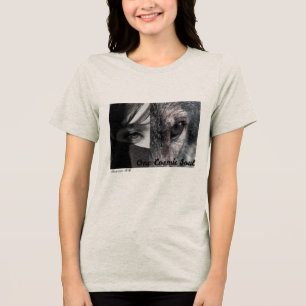 Wolf Woman T-Shirt – Wild Spirit One Cosmic Soul Tri-Blend Shirt