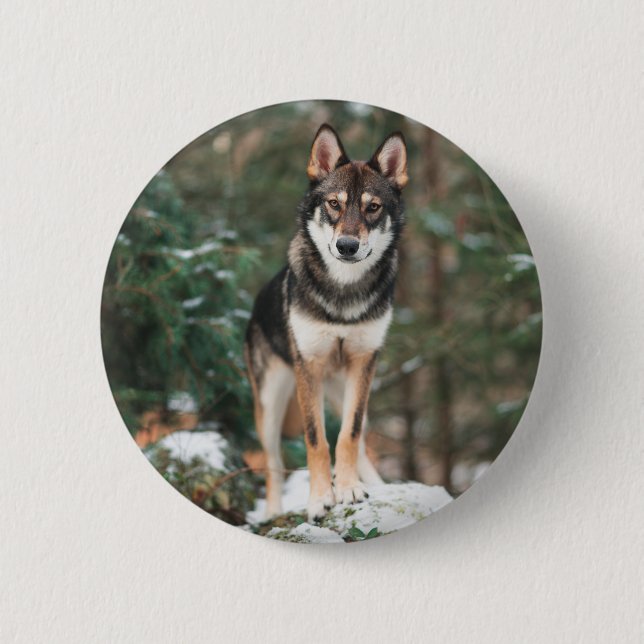Wolfdog Button (Front)
