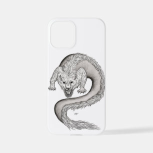 Wolfdragon black and white design iPhone 12 mini case