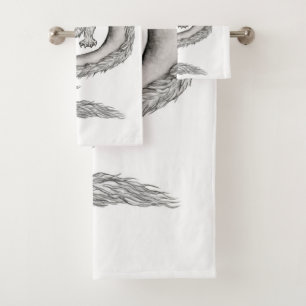 Wolfdragon design noir et blanc