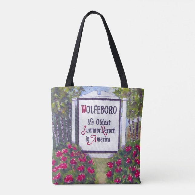 Wolfeboro NH All-Over-Print Tote Bag (Back)