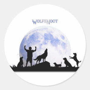 Wolfenoot Classic Round Sticker