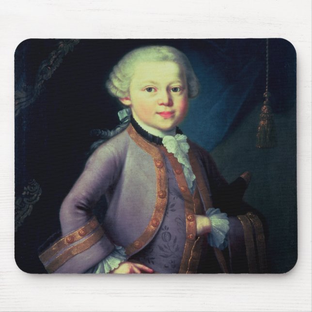 Wolfgang Amadeus Mozart , 1763 Mouse Pad (Front)