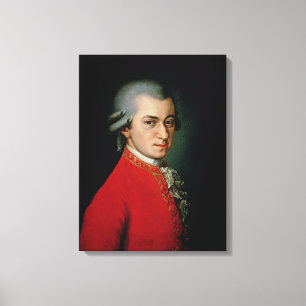 Wolfgang Amadeus Mozart, 1818 Canvas Print
