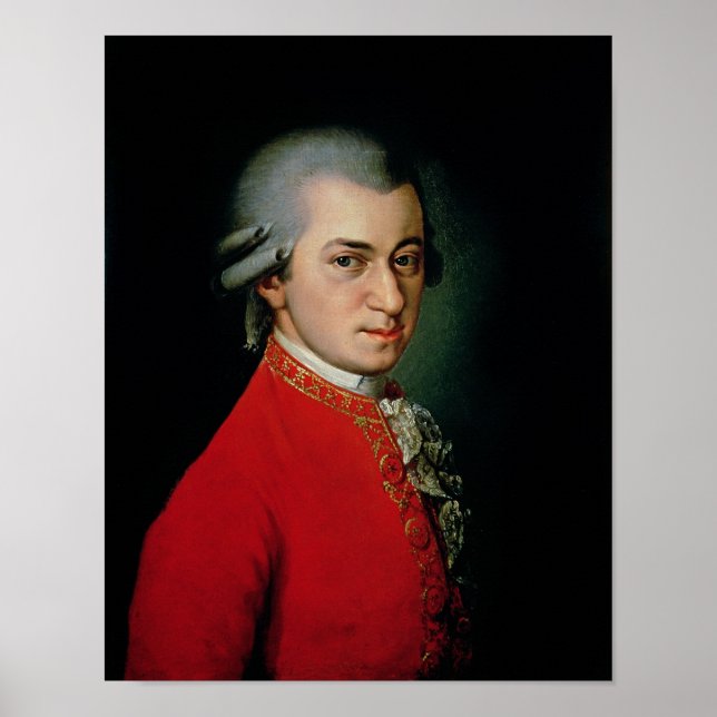 Wolfgang Amadeus Mozart, 1818 Poster (Front)