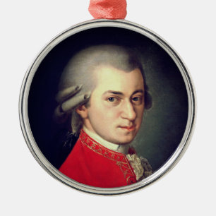 Wolfgang Amadeus Mozart 1819 – Barbara Krafft Metal Ornament
