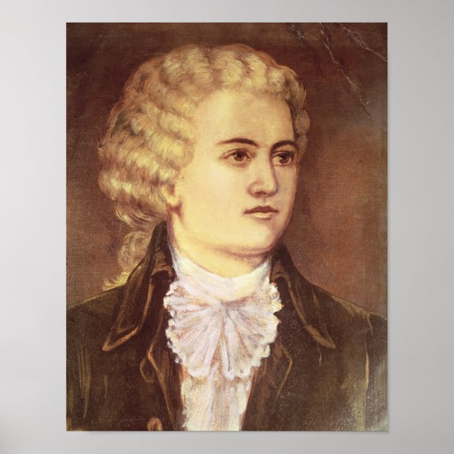 Wolfgang Amadeus Mozart  during his stay Poster (Front)