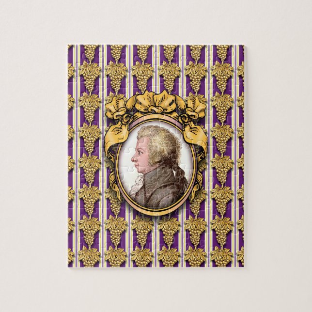 Wolfgang Amadeus Mozart Jigsaw Puzzle (Vertical)