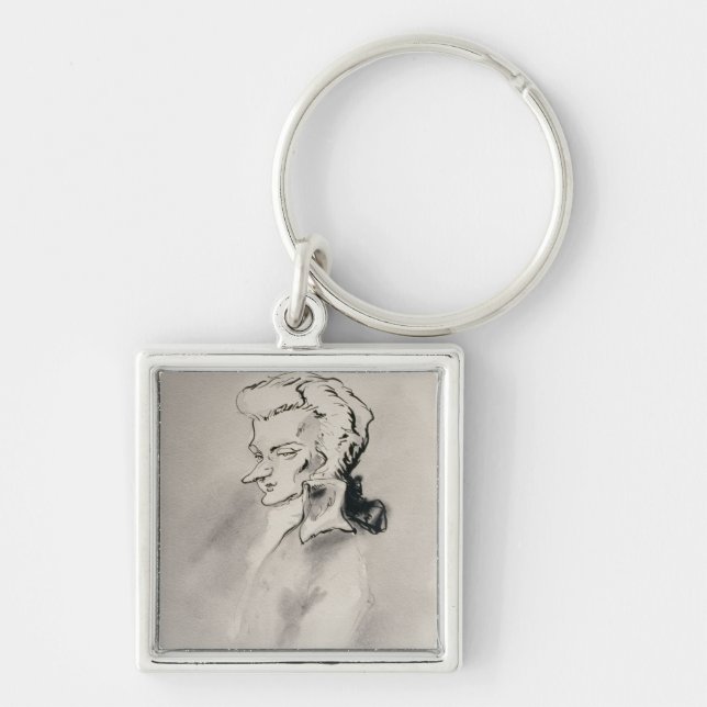 Wolfgang Amadeus Mozart Keychain (Front)