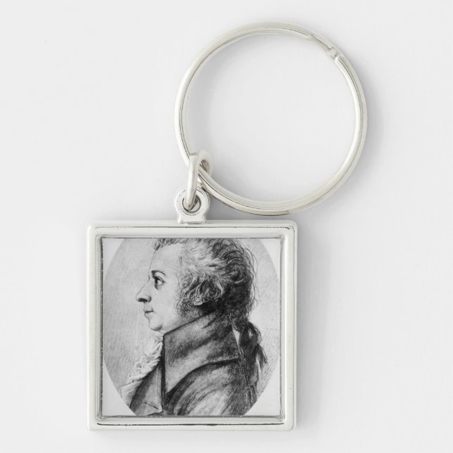 Wolfgang Amadeus Mozart Keychain (Front)