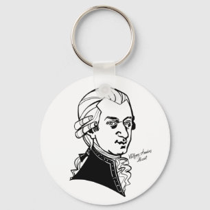 Wolfgang Amadeus Mozart Keychain
