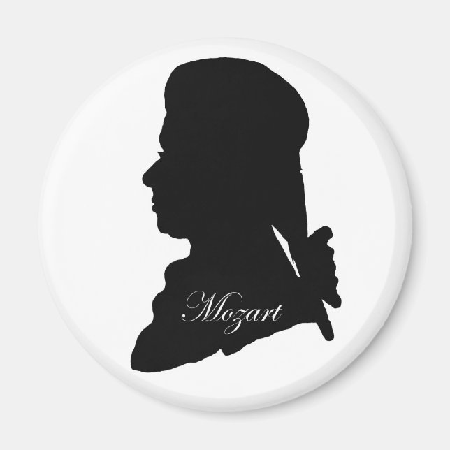 Wolfgang Amadeus Mozart Magnet (Front)