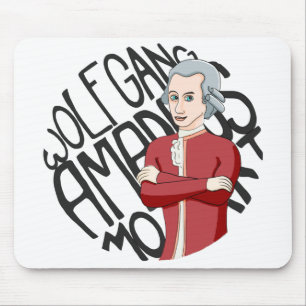 Wolfgang Amadeus Mozart Mouse Pad