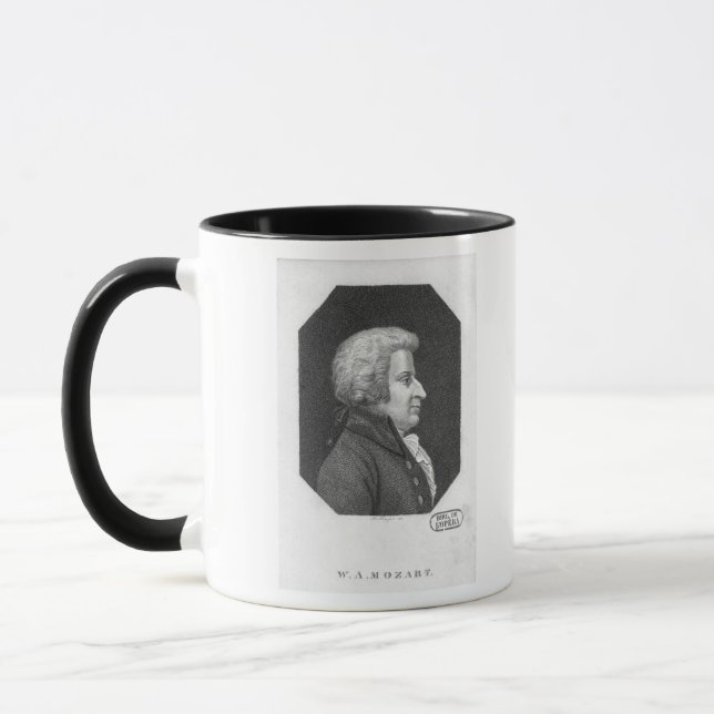 Wolfgang Amadeus Mozart Mug (Left)