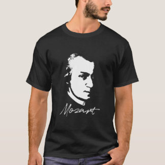 Wolfgang Amadeus Mozart Portrait Classical Compose T-Shirt