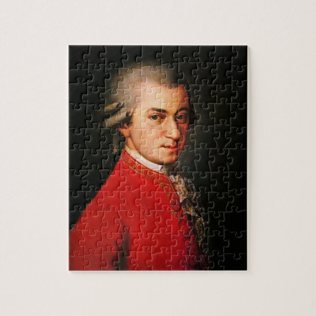Wolfgang Amadeus Mozart portrait Jigsaw Puzzle (Vertical)
