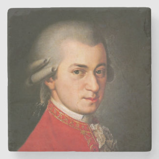 Wolfgang Amadeus Mozart Portrait Stone Coaster