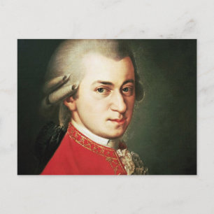 Wolfgang Amadeus Mozart Postcard