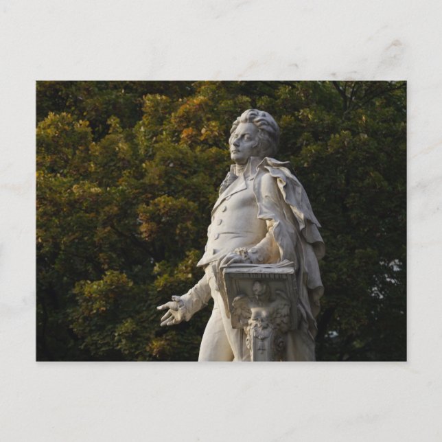 Wolfgang Amadeus Mozart Postcard (Front)