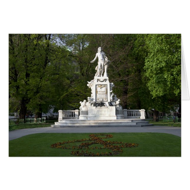 Wolfgang Amadeus Mozart Statue (Front Horizontal)