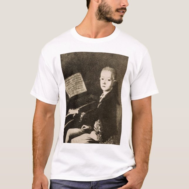 Wolfgang Amadeus Mozart T-Shirt (Front)