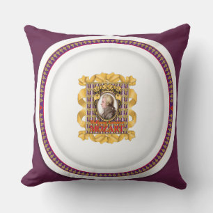 Wolfgang Amadeus Mozart Throw Pillow