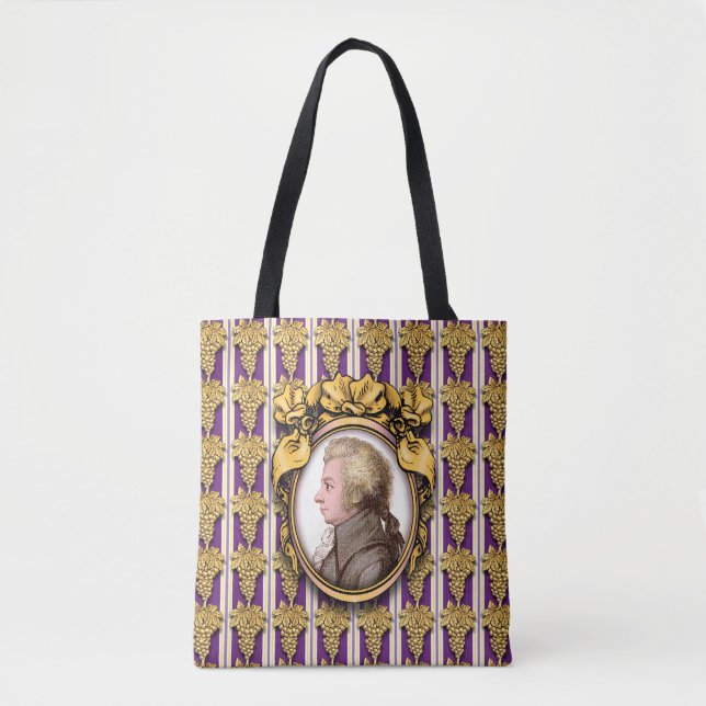 Wolfgang Amadeus Mozart Tote Bag (Front)