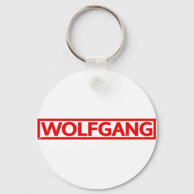 Wolfgang Stamp Keychain (Front)