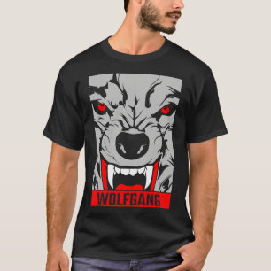Wolfgang Wolf Outfit On The Name Day With Name 2 T-Shirt