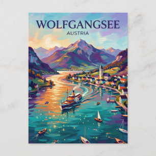 Wolfgangsee Austria Postcard