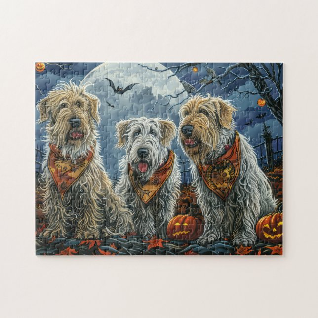 Wolfhound Halloween Spooky Jigsaw Puzzle (Horizontal)