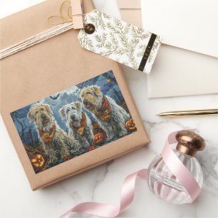 Wolfhound Halloween Spooky Sticker