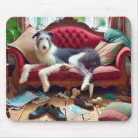 Wolfhound On A Couch 