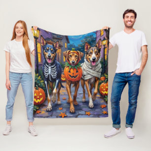 Wolfhound Trick-or-Treating Halloween Costumes Fleece Blanket