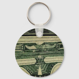 Wölfli 'Petrol' Fine Art Keychain